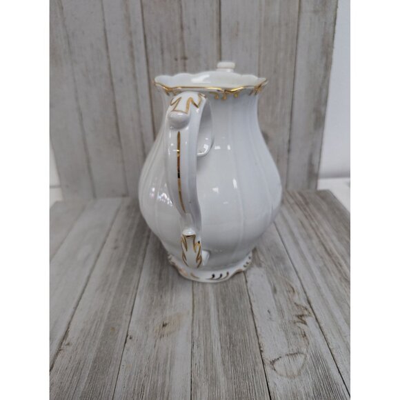 Vintage BOHEMIAN Fine China Tea Pot With Lid Czechoslovakia BOH53 - Picture 10 of 12